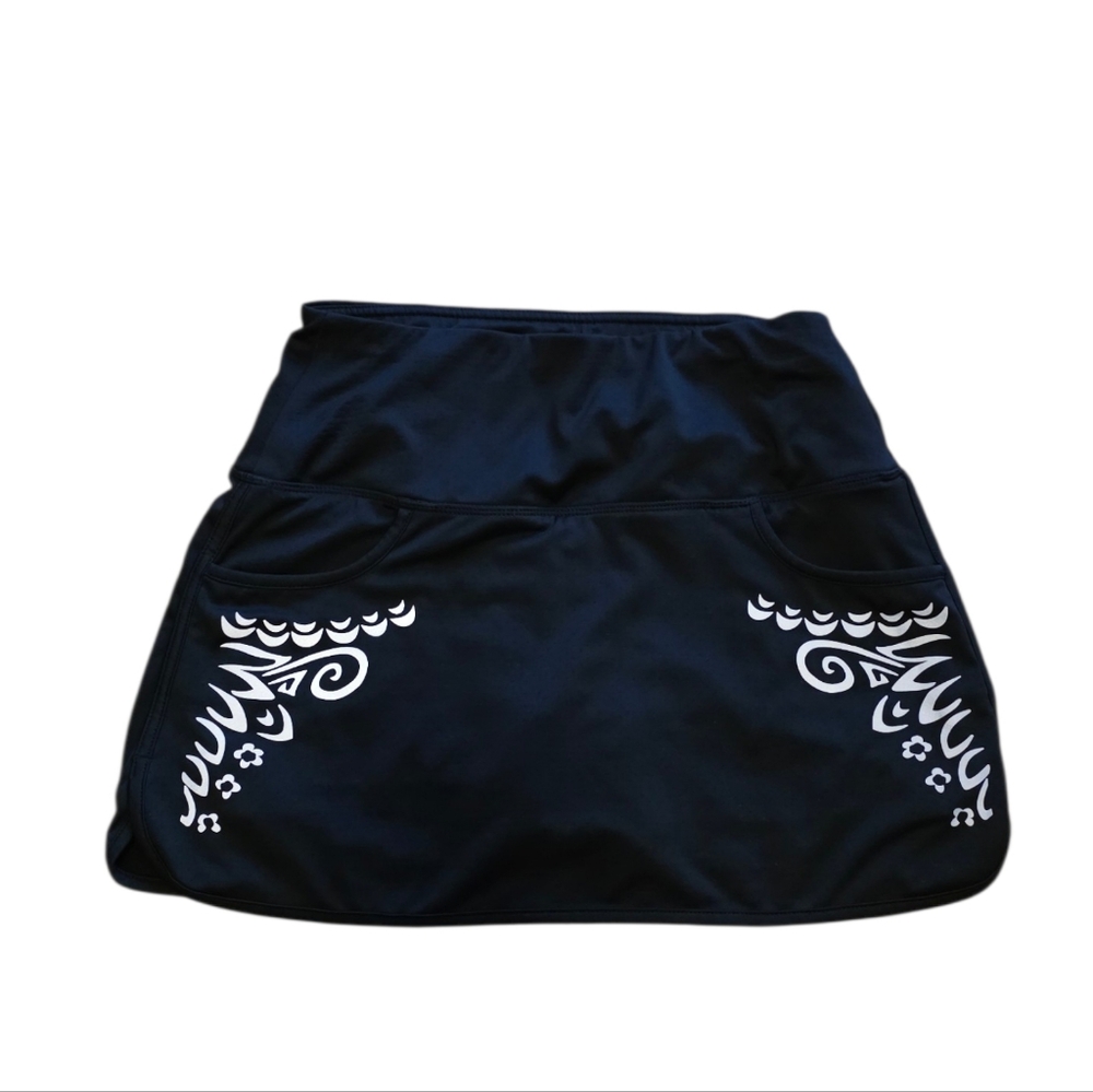 Athleta Scroll Print Black Skort Size XS - Picture 2 of 10